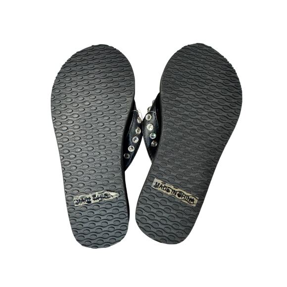 Pittsburgh Steelers Flip Flop Size 5 Womens Waterproof Beach - Picture 3 of 3